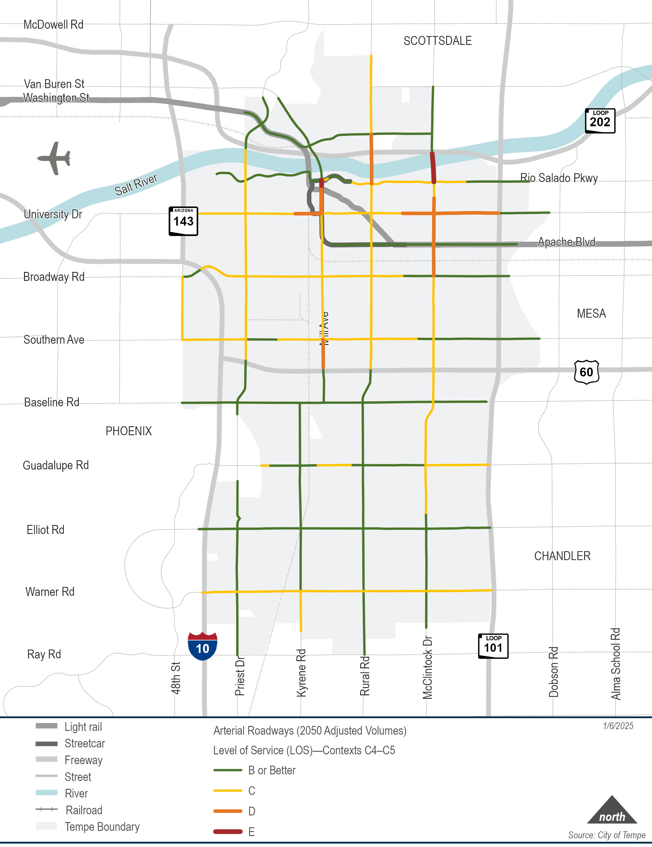 2050 Traffic Projection Map
