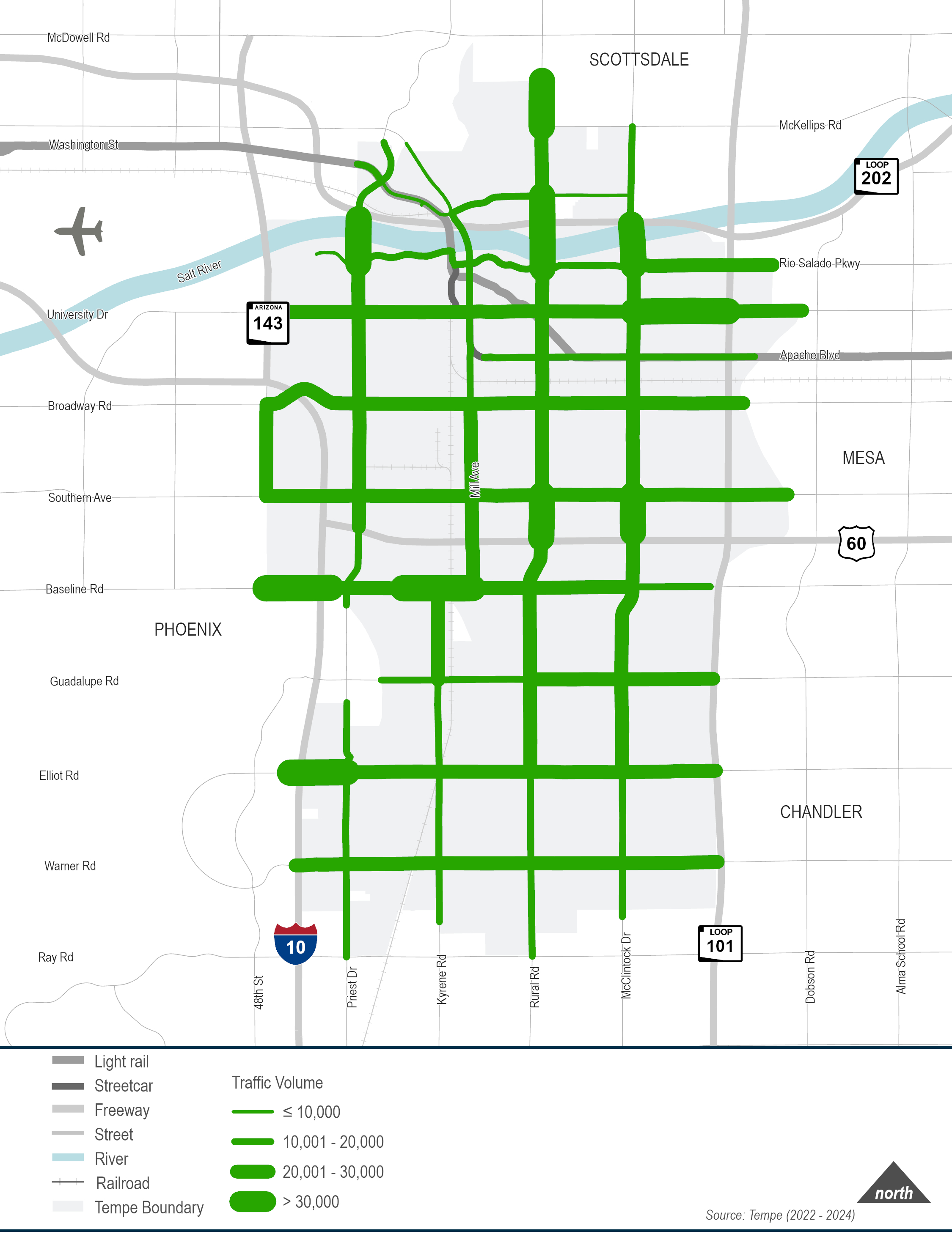 Traffic Volume Map