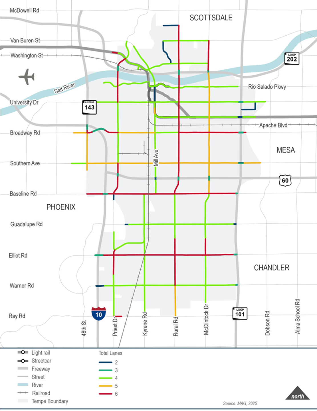 Travel Lanes Map